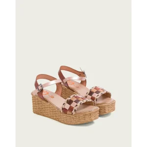 Calzaro Sandalias | Alpargatas | Sandalia cuña piel 2729 Tamaris cuero-rose.
