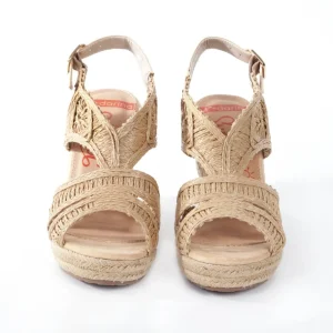 Calzaro Alpargatas | Sandalia cuña yute 322 beige