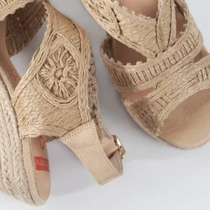 Calzaro Alpargatas | Sandalia cuña yute 322 beige