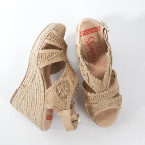Calzaro Alpargatas | Sandalia cuña yute 322 beige
