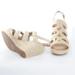 Calzaro Alpargatas | Sandalia cuña yute 321 beige