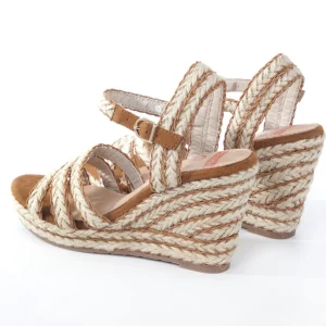 Calzaro Sandalias | Sandalia cuña yute 326 camel