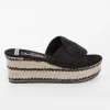 Calzaro Sandalias | Alpargatas | Sandalia cuña yute 337 negra