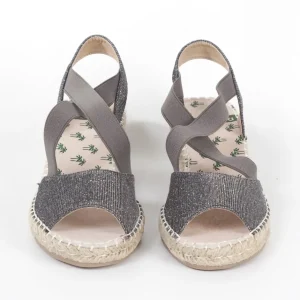 Calzaro Alpargatas | Sandalia Cuña Yute 350 Plomo