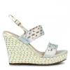 Calzaro Alpargatas | Sandalia Cuña Yute Barlia 21619 Oro