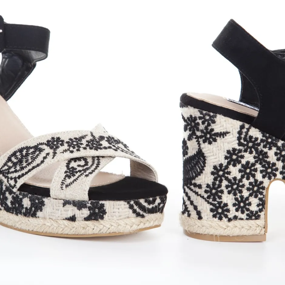 sandalia_cua_yute_brgida__0.webp Calzaro Sandalias | Alpargatas | Sandalia Cuña Yute Brígida Negra Taupe