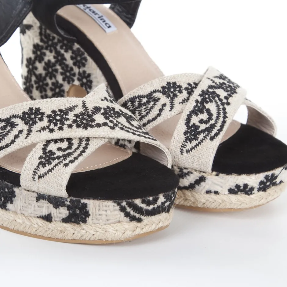 sandalia_cua_yute_brgida__2.webp Calzaro Sandalias | Alpargatas | Sandalia Cuña Yute Brígida Negra Taupe