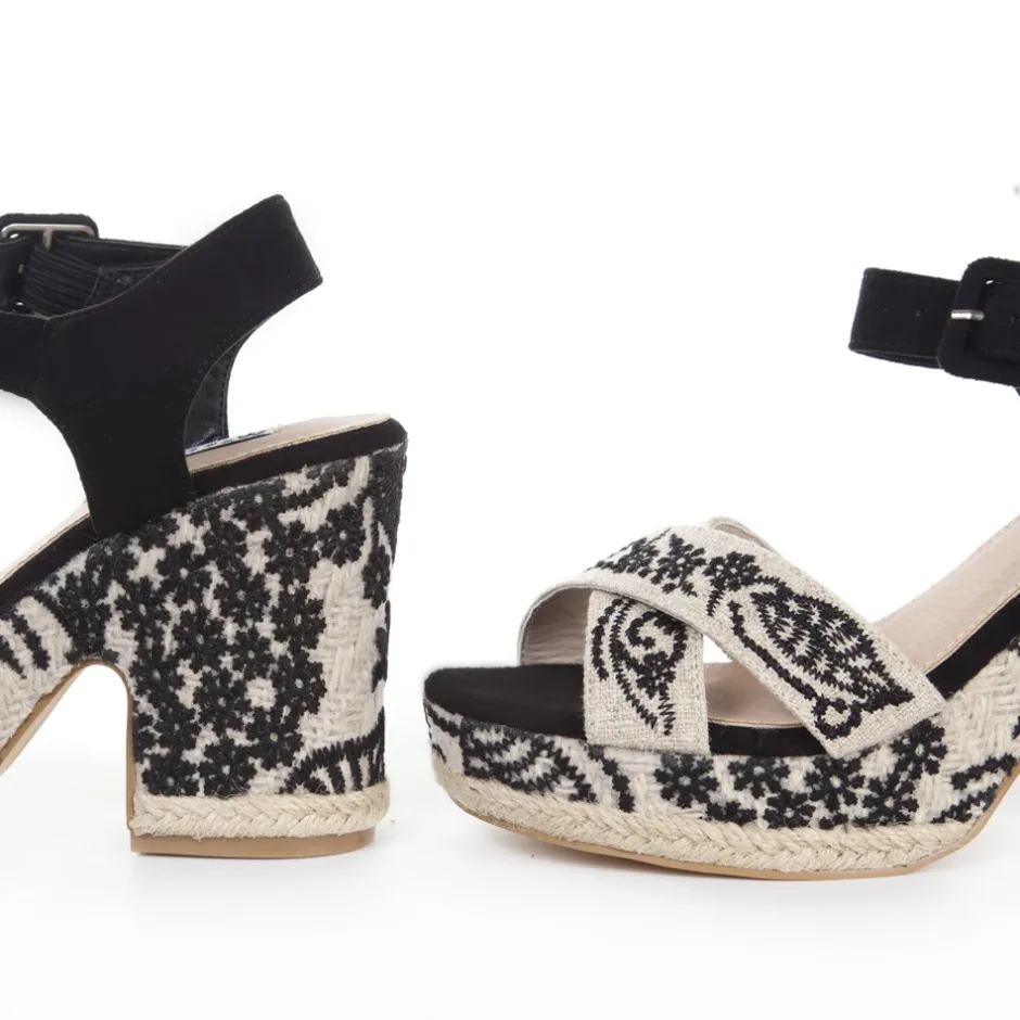 sandalia_cua_yute_brgida__7.webp Calzaro Sandalias | Alpargatas | Sandalia Cuña Yute Brígida Negra Taupe