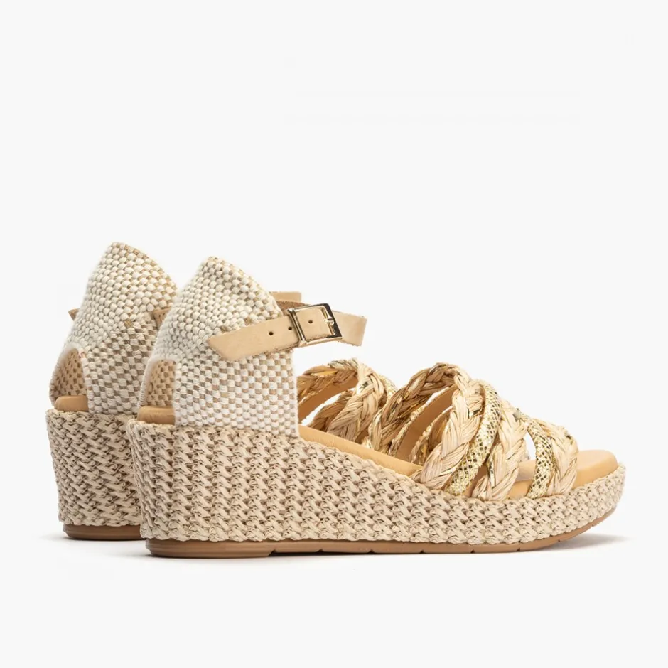 sandalia_de_mujer_pala__t_4.webp Calzaro Sandalias | Alpargatas | Sandalia de Mujer Pala 5502 Tiras Rafia Natural beige.