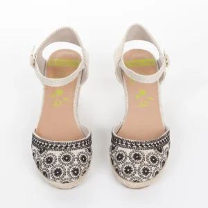 Calzaro Alpargatas | Sandalia Esparto Cuña Yute 621 Negro