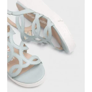Calzaro Sandalias | Sandalia Fly 8261 Aloe Platino Celeste