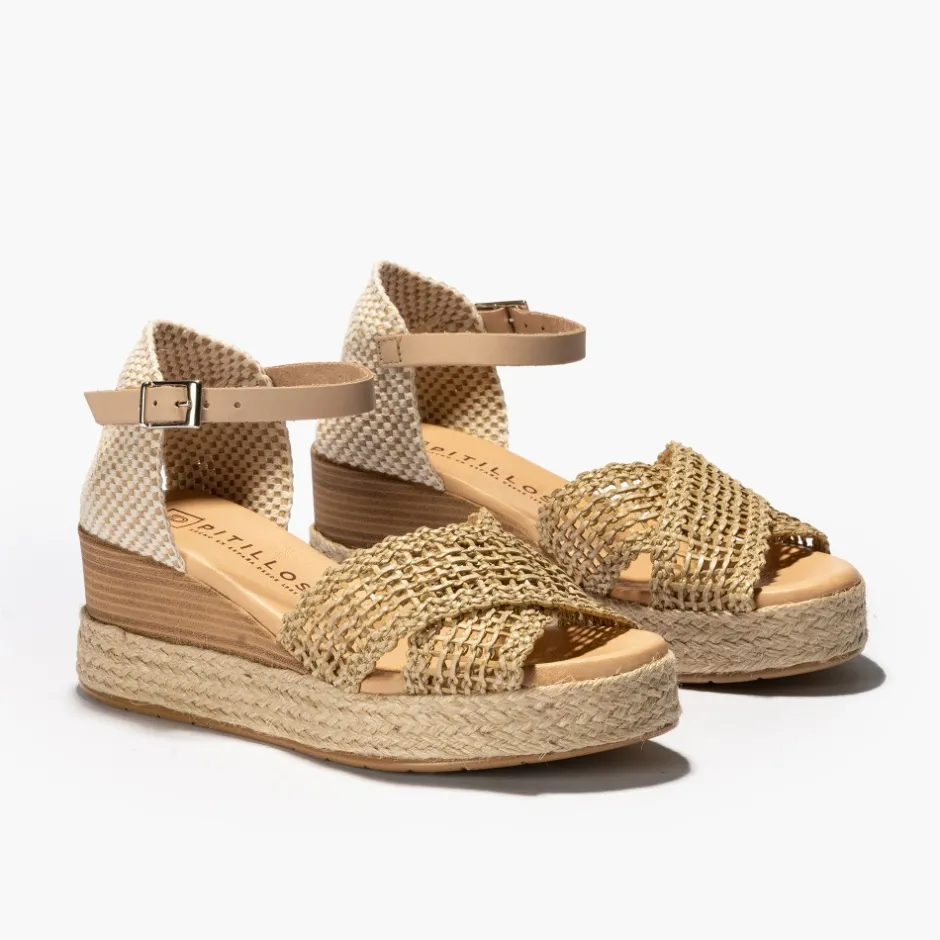 sandalia_mujer_pala__con__0-1.webp Calzaro Sandalias | Sandalia Mujer Pala 5243 con Trenzas Marron Claro Arena