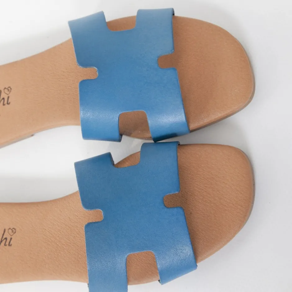 sandalia_plana__azul_1.webp Calzaro Sandalias | Sandalia plana 7034 azul