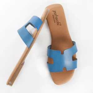Calzaro Sandalias | Sandalia plana 7034 azul