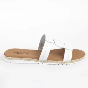 Calzaro Sandalias | Sandalia plana 5024 blanco