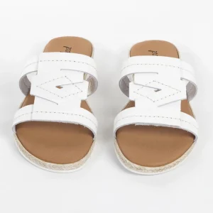 Calzaro Sandalias | Sandalia plana 5024 blanco