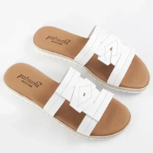 Calzaro Sandalias | Sandalia plana 5024 blanco