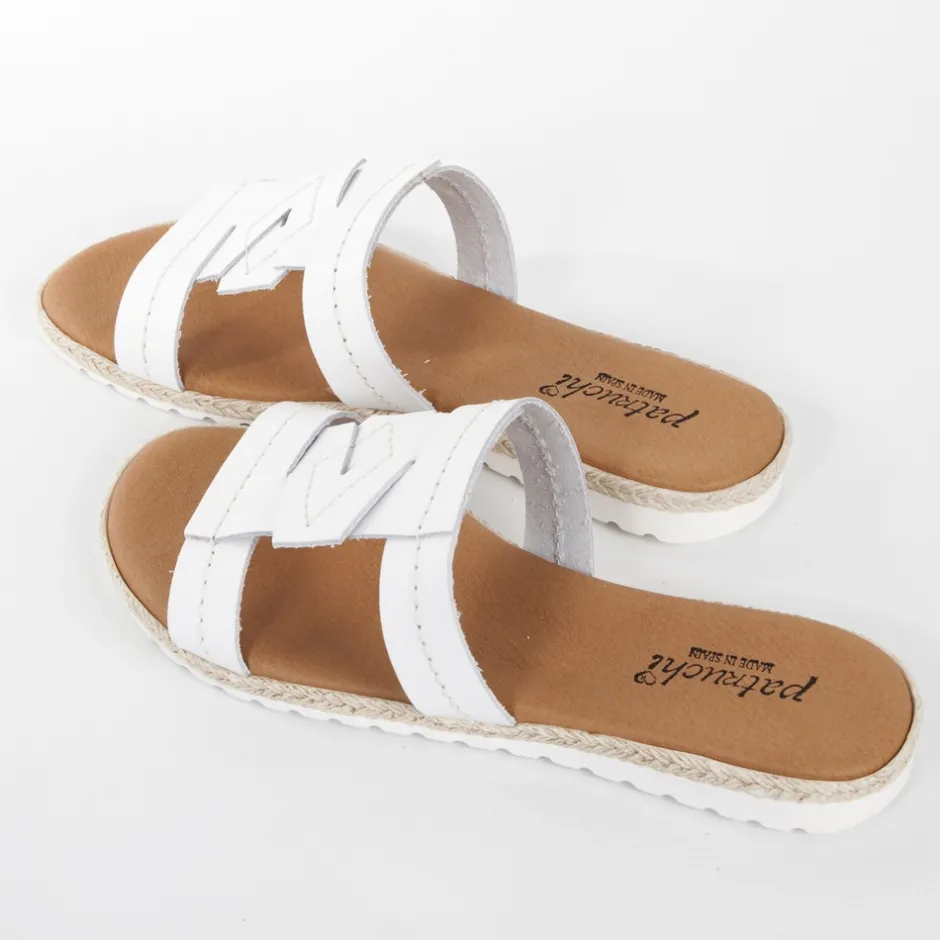 sandalia_plana__blanco_6.webp Calzaro Sandalias | Sandalia plana 5024 blanco