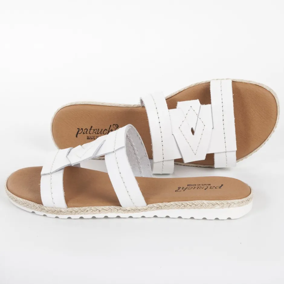 sandalia_plana__blanco_7.webp Calzaro Sandalias | Sandalia plana 5024 blanco