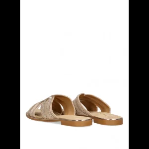 Calzaro Sandalias | Sandalia Plana 10027 Etika Punta Blanca Rosa Nude .