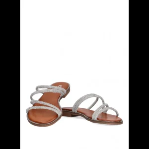 Calzaro Sandalias | Sandalia Plana 10047 Etika Tamarindo Plata .
