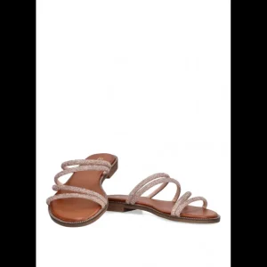 Calzaro Sandalias | Sandalia Plana 10047 Etika Tamarindo Oro Rosa Nude .