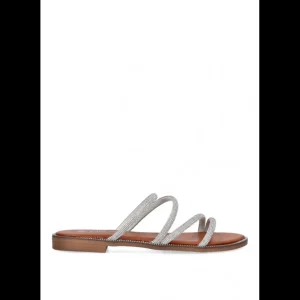 Calzaro Sandalias | Sandalia Plana 10047 Etika Tamarindo Plata .