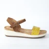Calzaro Sandalias | Sandalia plana 277 mostaza