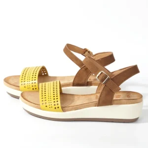 Calzaro Sandalias | Sandalia plana 277 mostaza