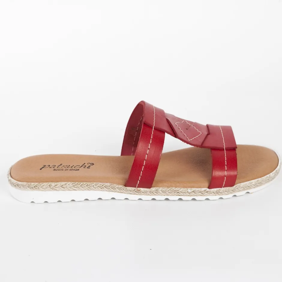 sandalia_plana__rojo_0.webp Calzaro Sandalias | Sandalia plana 5024 rojo