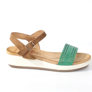 Calzaro Sandalias | Sandalia plana 277 verde