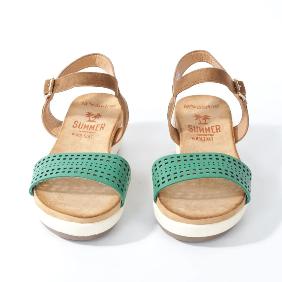 sandalia_plana__verde_1.webp Calzaro Sandalias | Sandalia plana 277 verde