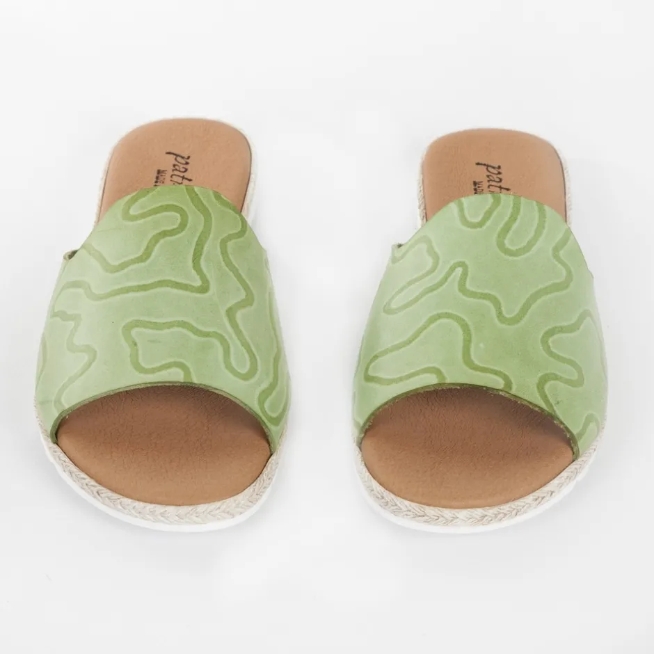 sandalia_plana__verde_2-1.webp Calzaro Sandalias | Sandalia plana 5012 verde