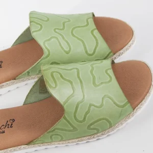 Calzaro Sandalias | Sandalia plana 5012 verde