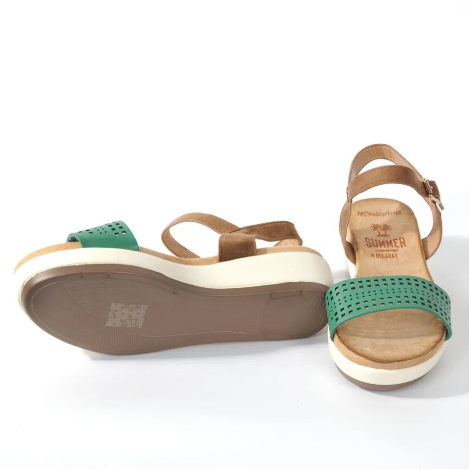 sandalia_plana__verde_5.webp Calzaro Sandalias | Sandalia plana 277 verde