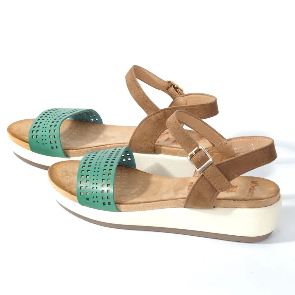 sandalia_plana__verde_6.webp Calzaro Sandalias | Sandalia plana 277 verde