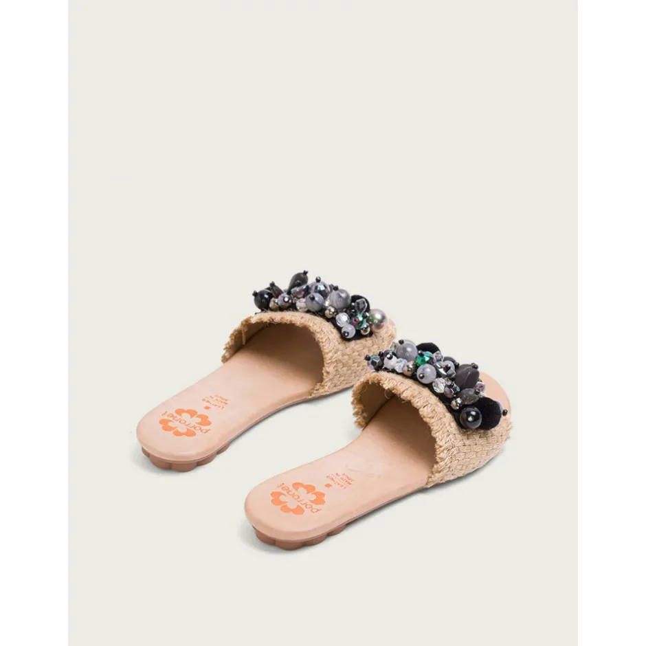 sandalia_plana_adornos__m_3.webp Calzaro Sandalias | Sandalia plana adornos 2704 Matilde negro.