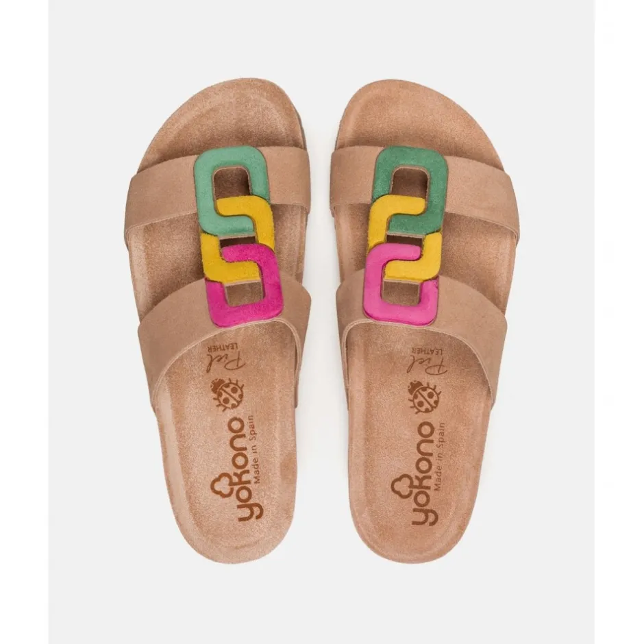 sandalia_plana_jerba__mul_2.webp Calzaro Sandalias Bios | Sandalia Plana Jerba 124 Multi Fucsia, Mostaza, Verde.