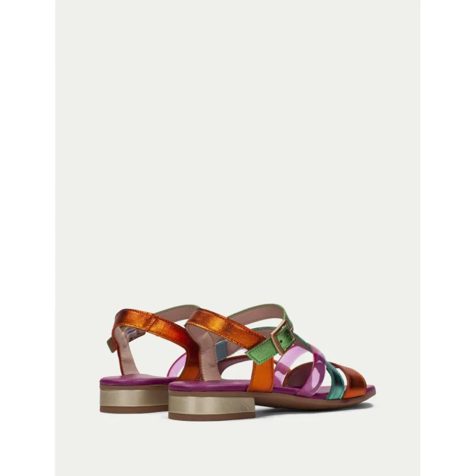 sandalia_plana_lena__mult_3.webp Calzaro Sandalias | Sandalia Plana Lena 243367 Multi-Metal.