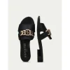 Calzaro Zuecos | Sandalias | Sandalia Plana Lena 243268 Negro