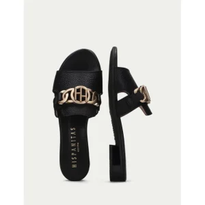 Calzaro Zuecos | Sandalias | Sandalia Plana Lena 243268 Negro