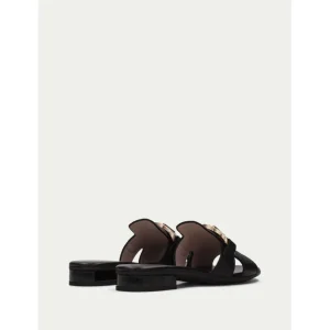 Calzaro Zuecos | Sandalias | Sandalia Plana Lena 243268 Negro