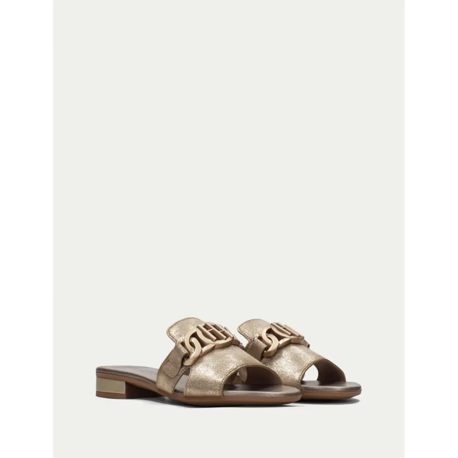 sandalia_plana_lena__oro__1.webp Calzaro Zuecos | Sandalias | Sandalia Plana Lena 243268 Oro Platino