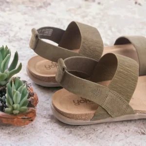 Calzaro Sandalias Bios | Sandalia Plana Manacor 001 Trebol Verde.