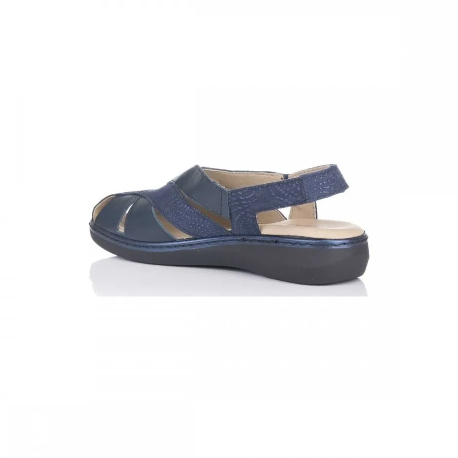 sandalia_plana_mujer__pun_6.webp Calzaro Sandalias | Sandalia Plana Mujer 5583 Punta Cerrada Azul.