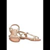 Calzaro Sandalias | Sandalia Plana Trenzada 10043 Etika Metge Oro .