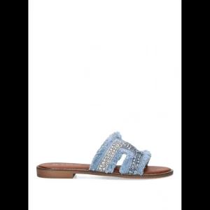 Calzaro Sandalias | Sandalia Plana Vaquera 10050 Etika Tropea Azul Jeans .