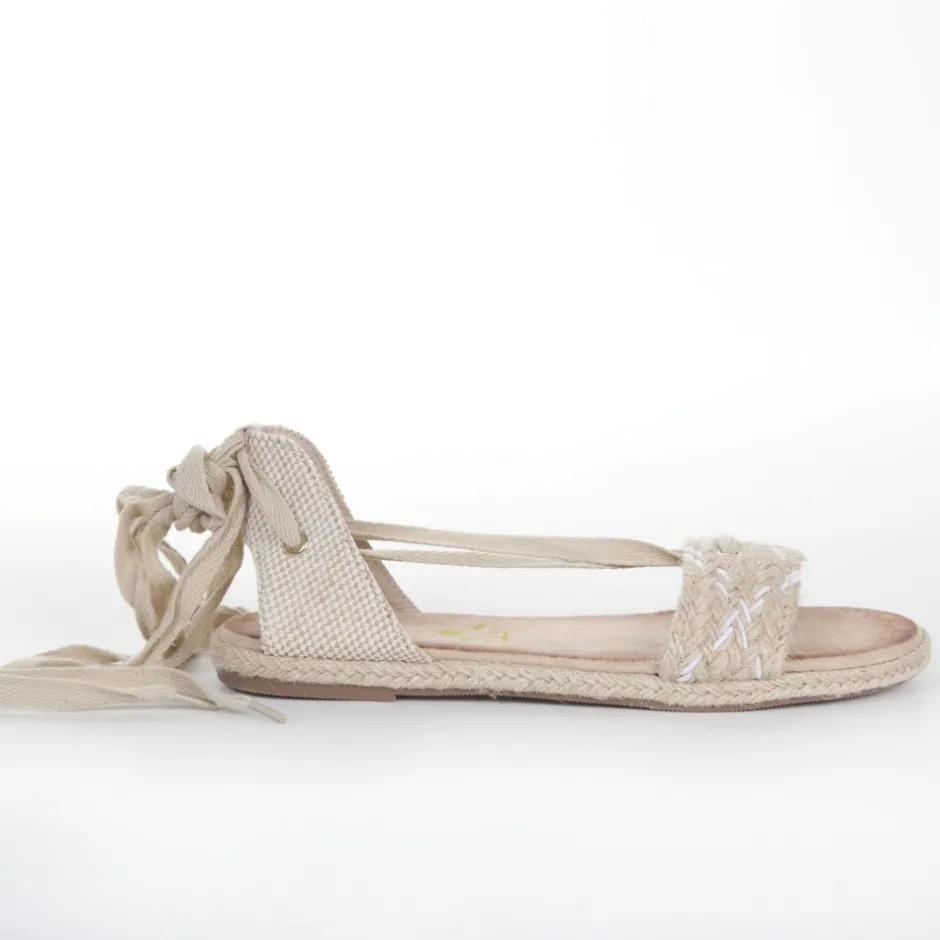 sandalia_plana_yute__natu_1.webp Calzaro Sandalias | Alpargatas | Sandalia Plana Yute 665 Natural