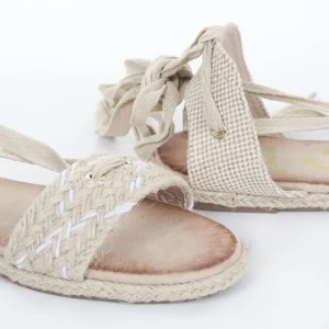 Calzaro Sandalias | Alpargatas | Sandalia Plana Yute 665 Natural