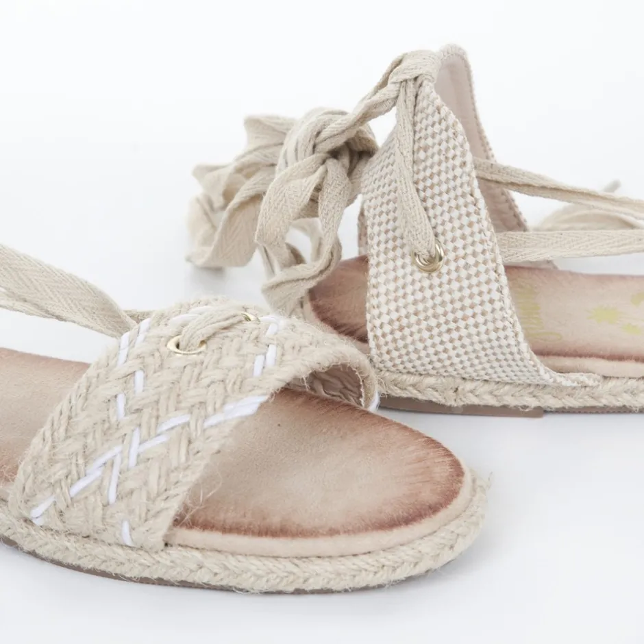 sandalia_plana_yute__natu_3.webp Calzaro Sandalias | Alpargatas | Sandalia Plana Yute 665 Natural